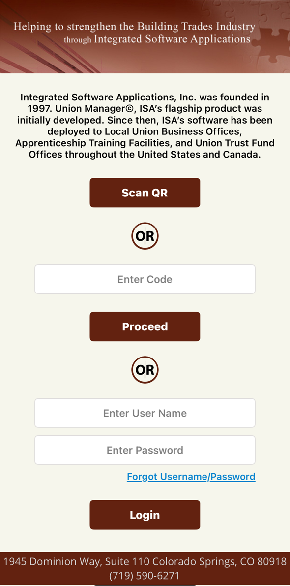 Mobile App Screen